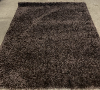 5&rsquo;3&rdquo; x 7&rsquo;5&rdquo; Brown Shag Area Rug