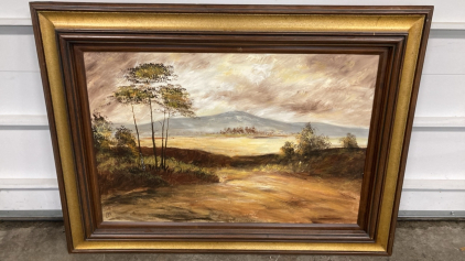 Framed Landscape Painting