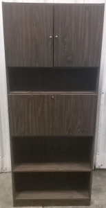 Dark Wood Shelf/Cupboard