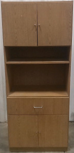 Standing Wood Cabinet/Shelf