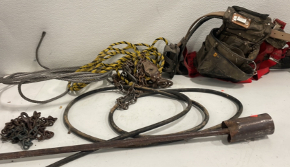 (1) Blow Torch (1) Pulley System (1) Harness And More!