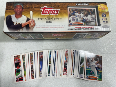 2012 Topps Baseball Cards Complete Set