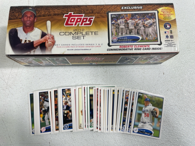 2012 Topps Baseball Cards Complete Set