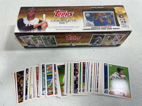 2012 Topps Baseball Cards Complete Set