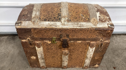 Vintage Wood Trunk