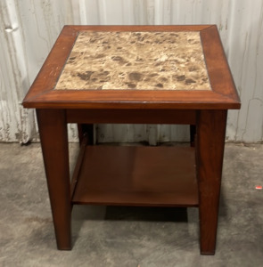 (1) Wooden End Table