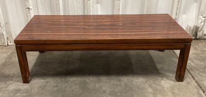 (1) Wooden Coffee Table