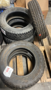 (1) SnowTire P17/8013R (2) SnowTires 185/60R14 (2) SnowTires 145/R13
