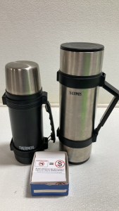 (2) Thermos Insulated Bottles