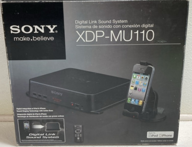 Sony XDP-MU110 Digital Sound System for iPhone Gen4 and Earlier