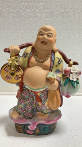 16&rdquo; Ceramic Buddha Figure