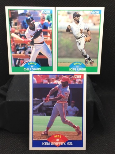 Estate Baseball Card Singles (3)