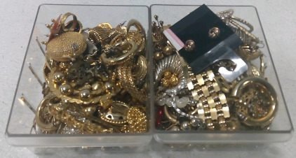 (2) Boxes of Mixed Costume Jewelry