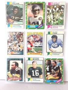 Vintage Football Card Collection: