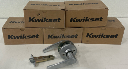 (5) Kwikset Door Knobs