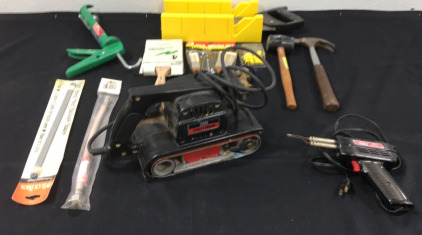 Craftsman Belt Sander Model 315.11721. Weller Soldering Gun Model 8200N. & More