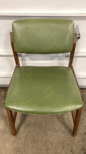 Vintage Green Seat Wood Chair