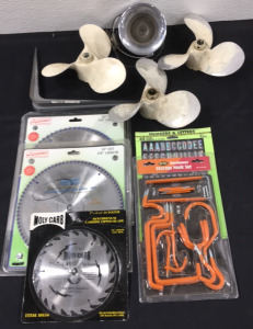 (3) Circular Saw Blades (2) 10&rdquo;, (1) 7-1/4&rdquo;, & More