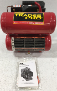 Trades Pro 4 Gallon Stack Air Compressor
