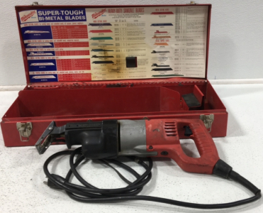 Milwaukee Sawzall, Corded W/Case