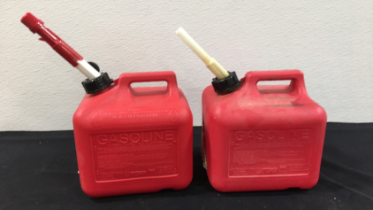 (2) 2 Gallon Gas Cans