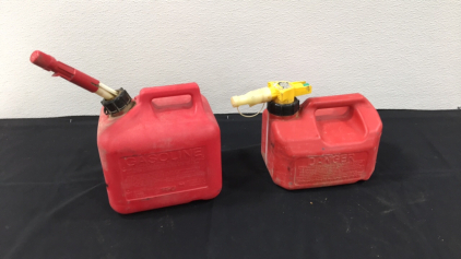 (2) 2 Gallon Gas Cans