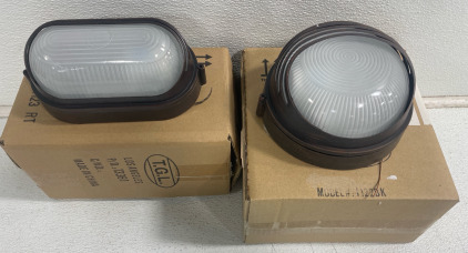 Front Door and Back Door Outside Lights New In Box