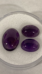 Amethyst Madagascar Gemstone Cabochons