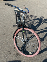 ADULT HUFFY NEL LUSSO CRUISER BIKE WITH BASKET AND BELL IN GREAT CONDITION - 3