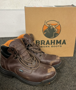 BRAHMA STEEL TOE WORK BOOTS SIZE 10 1/2