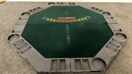 TABLETOP FOLDABLE POKER TABLE