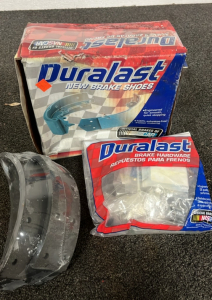 DURALAST NEW BRAKE SHOES W/ HARDWARE