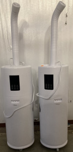 (2) MIZUKATA HIKARI 8.5L ULTRASONIC HUMIDIFIERS (WORKS)