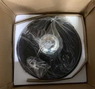 (2) PARK HARBOR (PHPL5001BKPN) CEILING LIGHT FIXTURES (18&rdquo;x18&rdquo;)