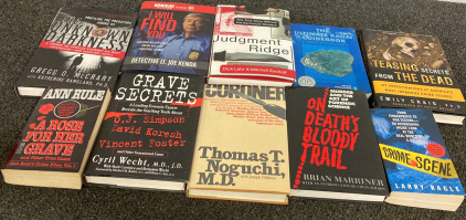(1) Teasing Secrets from the Dead, by Emily Craig (1) CORONER BY THOMAS T. NOGUCHI WITH JOSEPH DIMONA (1)The Ultimate Kauai Guidebook & More