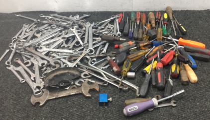 Various Wrenches and Screwdrivers