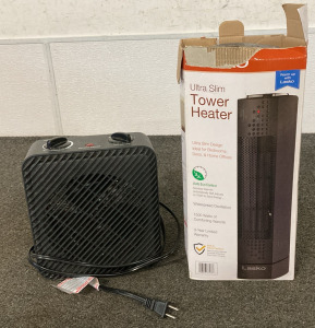 ULTRA SLIM TOWER HEATER (WORKS) AND MAINSTAYS HEATER (WORKS)