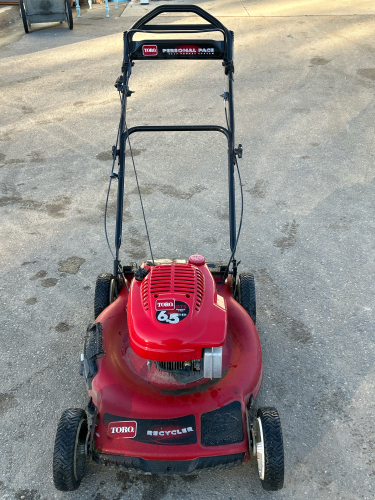 TORO GTS GAS LAWN MOWER 6.5HP PERSONAL PAC SELF PROPEL SYSTEM (HAS ...