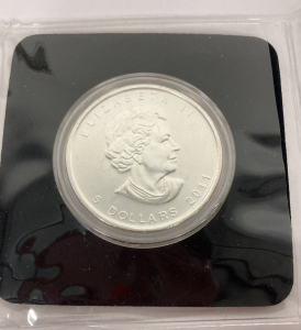 Canadian Maple Leaf 1 Oz Fine Silver Coin