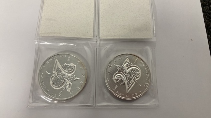 Canadian Maple Leaf 1 Oz Fine Silver Coin