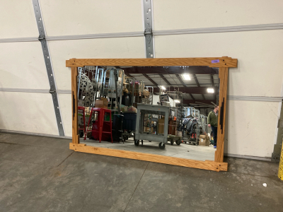 LARGE WALL MIRROR, 41”X64”