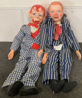 PROTEGE RED SUITCASE INCLUDING MORTIMER SNERD VENTRILOQUIST DOLL, CHARLIE MCCARTHY DOLL, HOWDY DOODY DOLL, WC FIELDS DOLL - 2