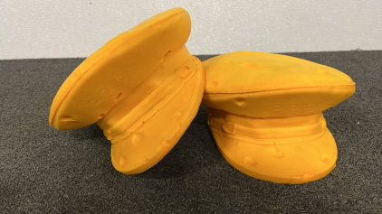 (2) WISCONSIN CHEESE HEAD (GREEN BAY PACKERS) HATS