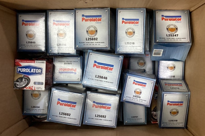 45 PUROLATOR OIL FILTERS VARIOUS SIZES