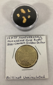 (5) Klondike Gold Nuggets & Gold Rush Coin