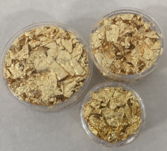 (3) Jars Gold Leaf/Flake