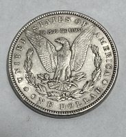 Authentic 1886 Morgan 90% Silver Dollar - 2