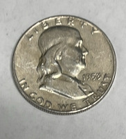 (2) 1953 And 1954 90% Silver Franklin Half Dollars - 2