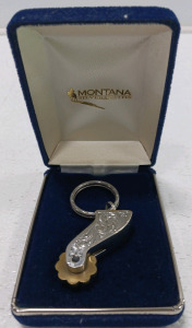 Montana Silversmiths Spur Keychain in Box