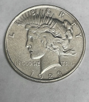 1923 Peace Dollar 90% Silver One Dollar Coin